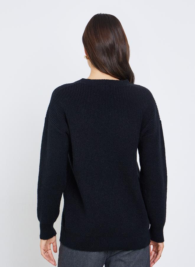 ستايلي كارديجان بقصة عادية وتفاصيل مُطرّزة - Image 5