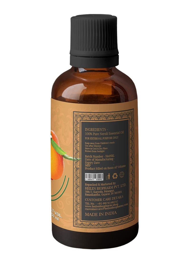 Heilen Biopharm Heilen Biopharm Neroli Essential Oil 100 mL Bottle Pack of 1For Calming Soothing Scalp Body Citrus aurantium  - Image 3