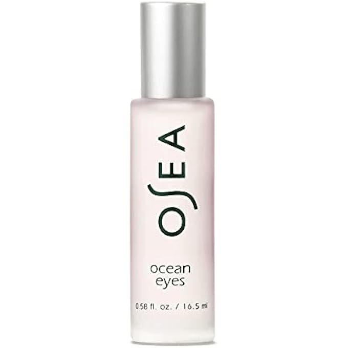OSEA Ocean Eyes Age-Defying Eye Serum - For Dark Circles, Puffiness - Cooling Roller Ball Applicator - Hyaluronic Acid, Peptides - Clean Skincare - Vegan & Cruelty-Free Anti-Aging Under Eye Treatment - Image 1