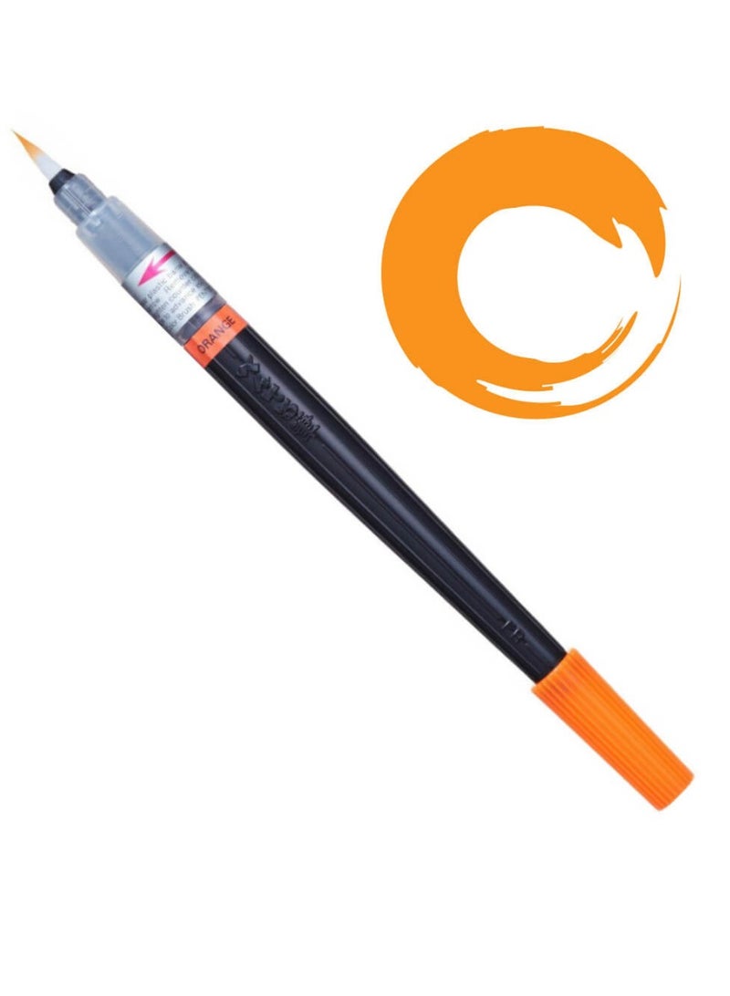 Pentel Pinceau Arts Colour Brush Orange - Image 2