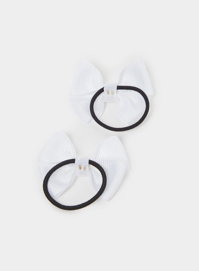 ستايلي ربطة شعر فيونكة بيضاء ستايلي - Image 2