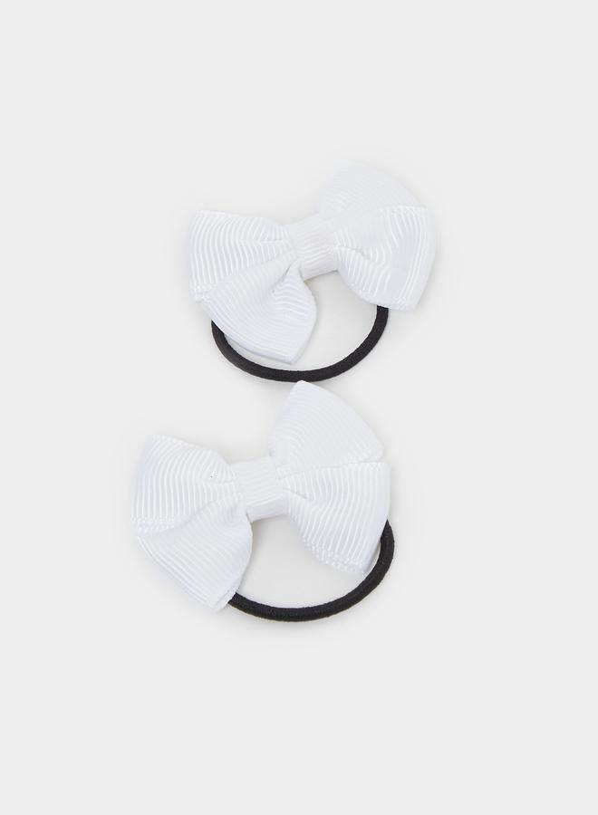 ستايلي ربطة شعر فيونكة بيضاء ستايلي - Image 1