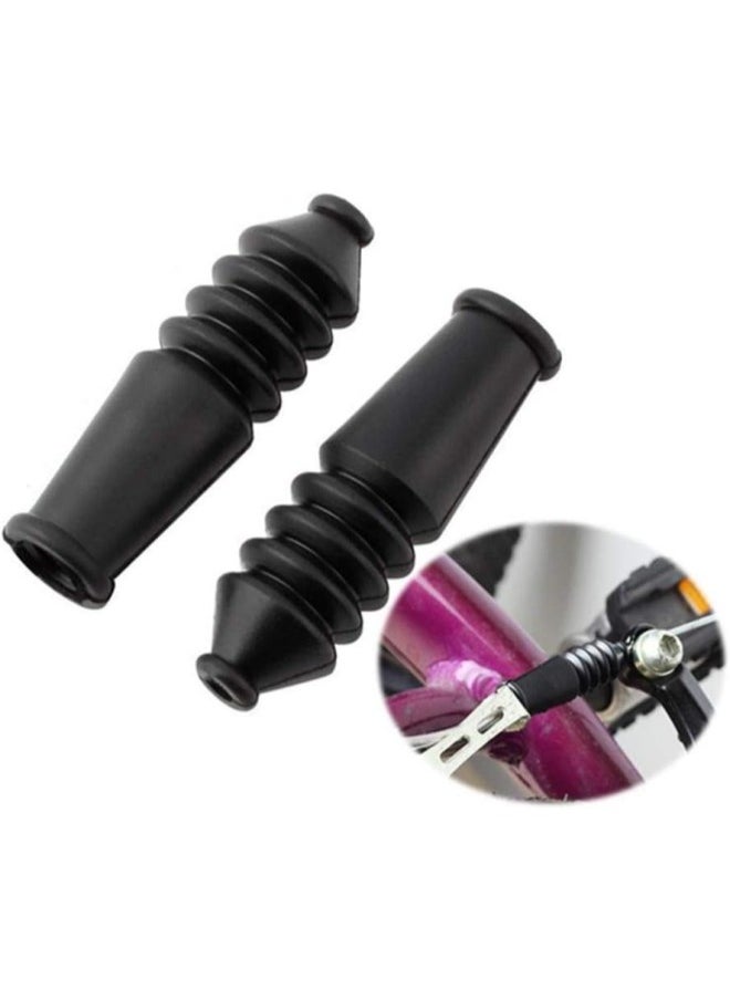 silvercnc 20 Pieces V-Brake Cable Brake Boot Rubber Black Mountain Bike V Brake Boot Bicycle Accessories  - Image 4