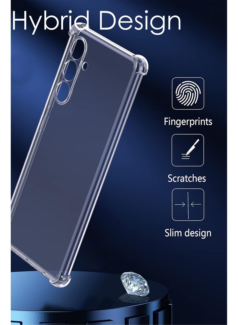 For Samsung Galaxy A54 5G Shock Proof Case Cover - Ultra Clear, Durable & Accurate Cut-outs - Scratch, Dust & Smudge Protection - Clear Silicon Back Cover for Samsung Galaxy A54 5G - Image 2