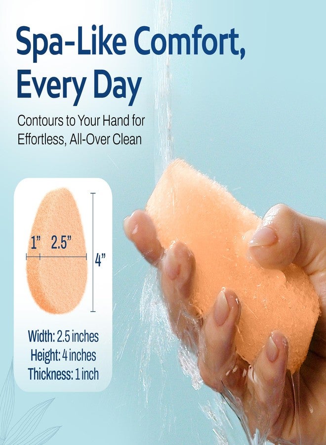 HartFelt 2ct Tear Drop Gentle Face Scrubber for Women | Reusable Facial Sponges for Daily Cleansing | Facial Exfoliating Pads for Removing Dead Skin, Dirt & Makeup | Made in USA - Image 5