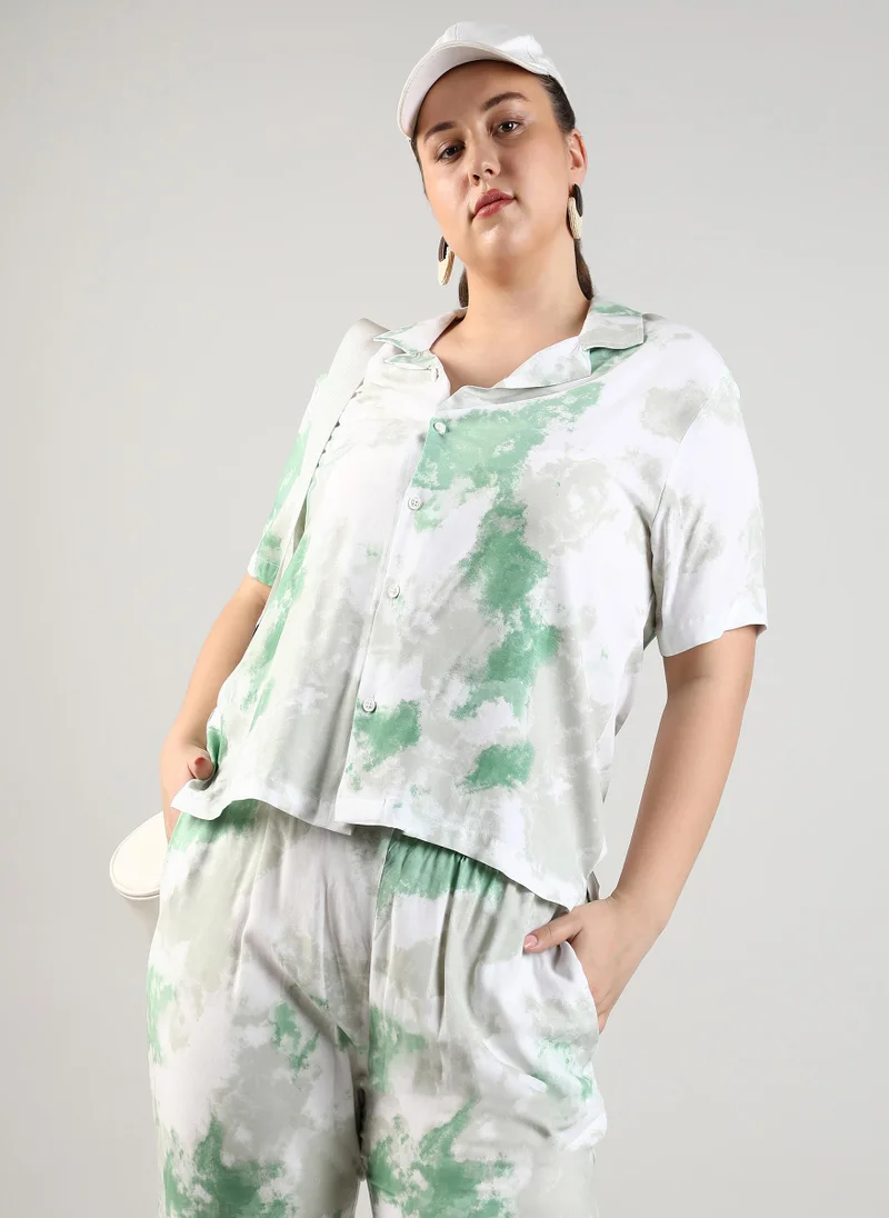 Instafab Plus Tie-Dye Co-Ord Set