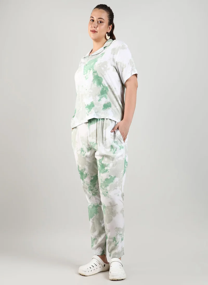 Instafab Plus Tie-Dye Co-Ord Set
