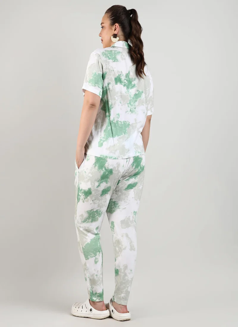 Instafab Plus Tie-Dye Co-Ord Set