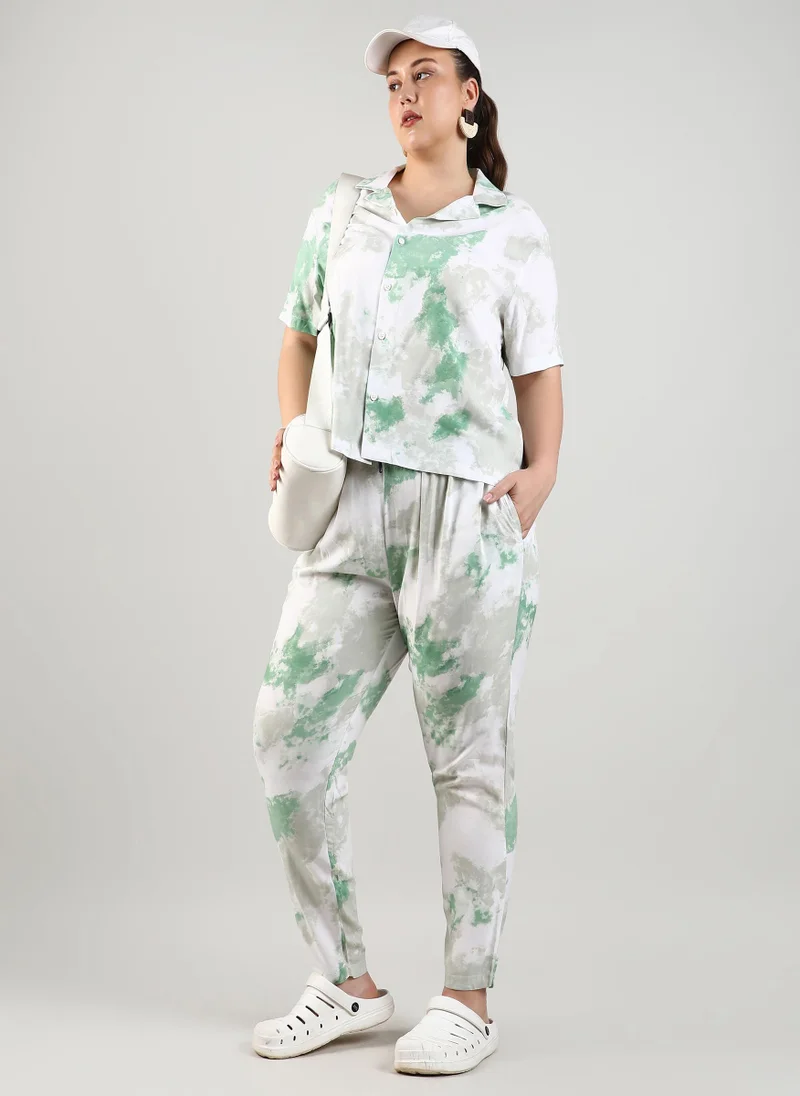 Instafab Plus Tie-Dye Co-Ord Set