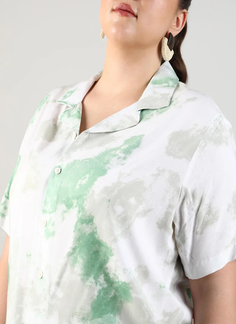 Instafab Plus Tie-Dye Co-Ord Set