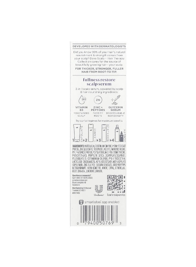 Dove, Scalp + Hair Therapy, Fullness Restore Scalp Serum, 2 fl oz (59 ml) - Image 3