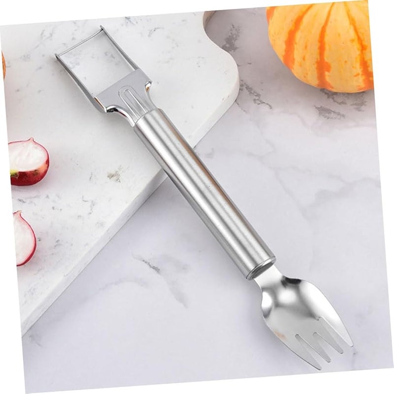 Stainless Steel Watermelon Slicer Cutter Fork Tool for Easy Serving Salad Picnic Camping - Image 5