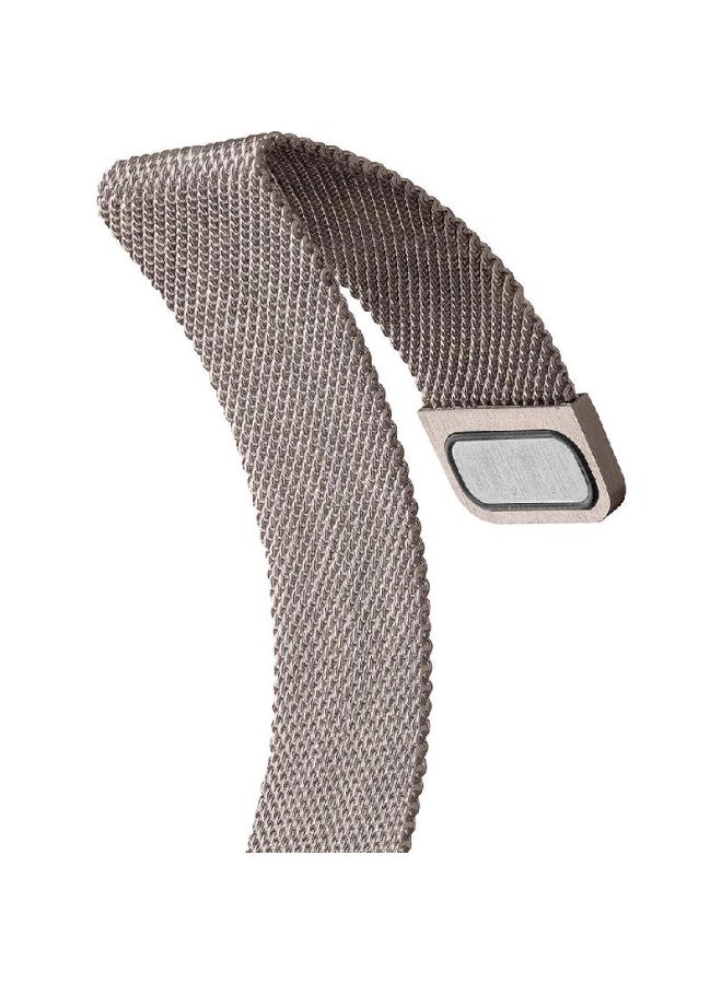 Cellularline Steel Band Wrist Strap for Apple Watch Series 10 42/Watch Series 9 41/Watch SE 40 Stainless Steel Champagne - Image 2