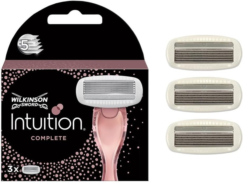 Wilkinson Sword Intuition Complete Womens Razor Blades Pack of 3