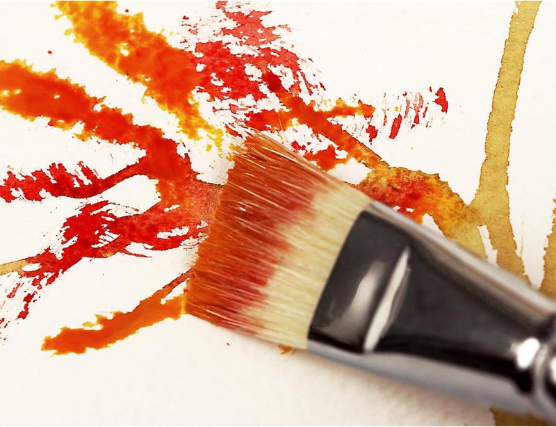 Creative Mark 800AF Foliage Angular Watercolor Brush Set of 4 - Image 4