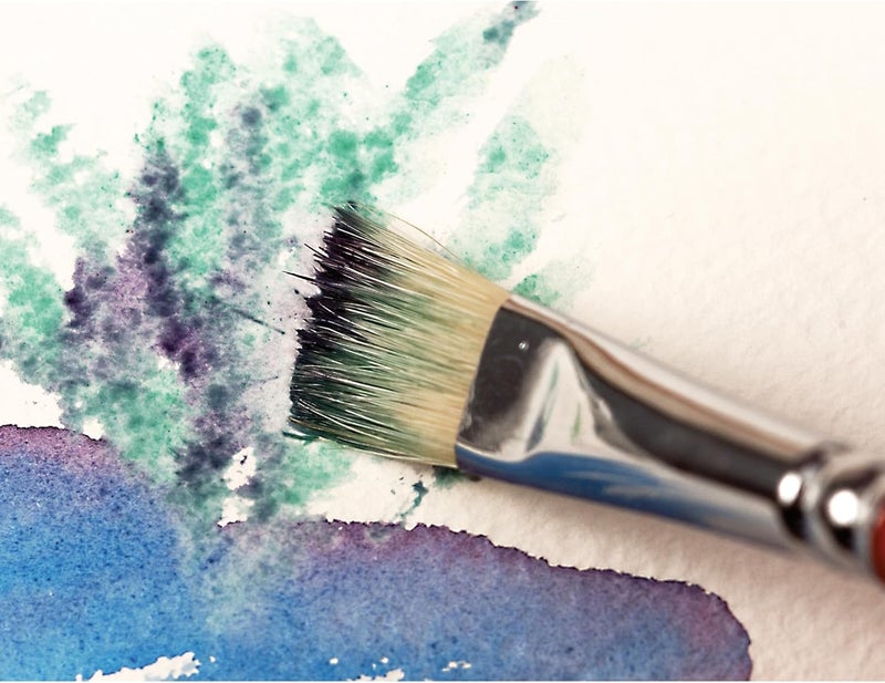 Creative Mark 800AF Foliage Angular Watercolor Brush Set of 4 - Image 3