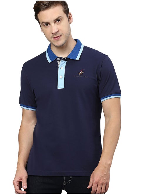 Contrast Collar And Cuff Polo