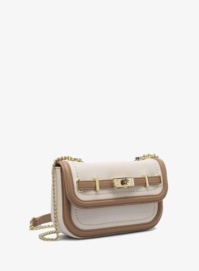 Fyor Two-Tone Chain Crossbody Bag TKC 002