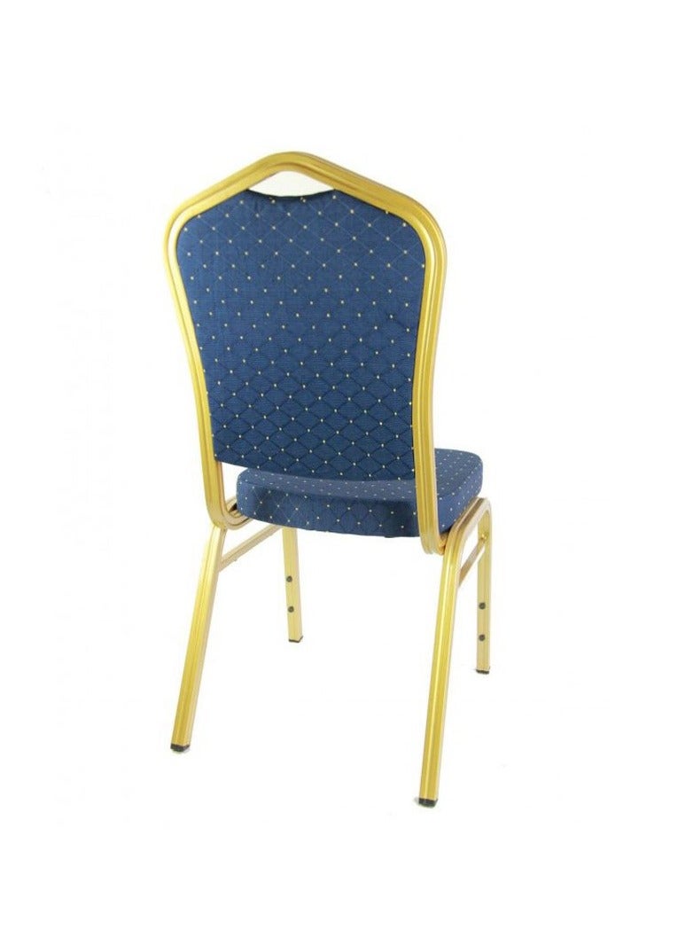 MAPLE HOME DECORATION Maple Home Accent Banquet Chair Armless Fabric Golden Metal Frame Casual Back Stainless Steel Dining Parties Restaurant Functional Furniture.  - Image 5
