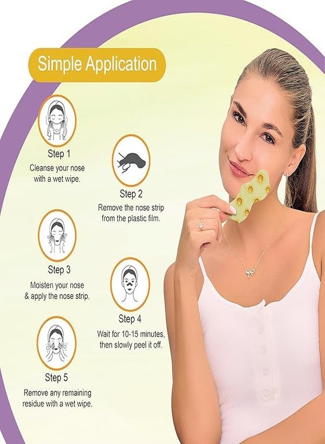 banira De-Tan with Tianium Dioxide Nose Pore Strips For Pore Cleansing | Deep Cleansing For Instant And Painless Blackheads Removal (De-Tan with Tianium Dioxide)|Pack of 10 - Image 3