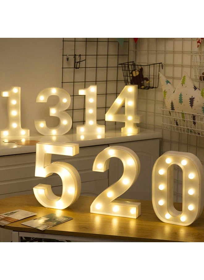 Balloonistics Balloonistics LED Marquee Number Light Sign for Party Family Wedding Decor Walls Hanging (Number 1)  - Image 5