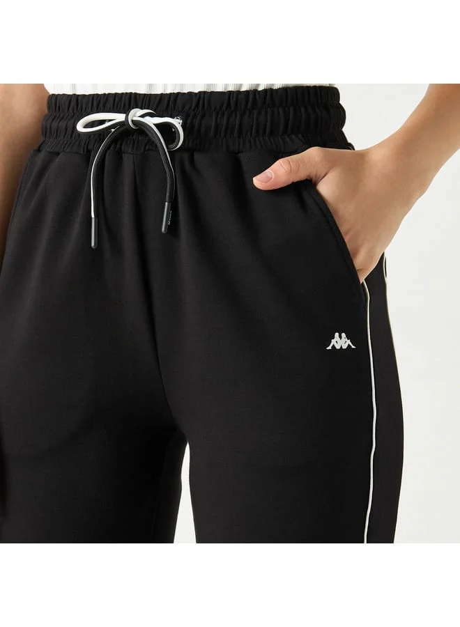 Kappa Kappa Solid Joggers with Drawstring Closure and Pockets