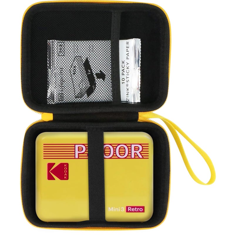 Aenllosi Aenllosi Hard Carrying Case Compatible with Kodak Mini Shot 3 Retro/Mini 3 Retro/All-New Mini Shot 3 Square/All-New Mini 3 Square Photo Printer,Holder for Film Cartridges(Case Only,Black) - Image 5