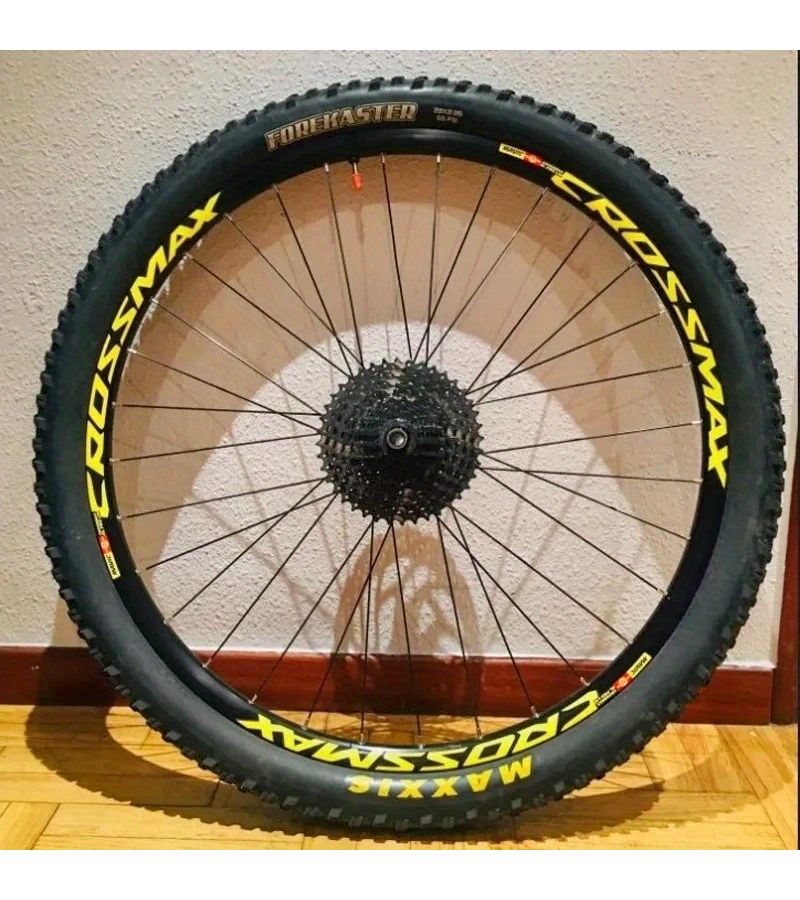 ملصقات عجلات MAVIC Crossmax Sl Pro MTB الصفراء - مجموعة مكونة من 15 قطعة بعرض 17 ملم - Image 3