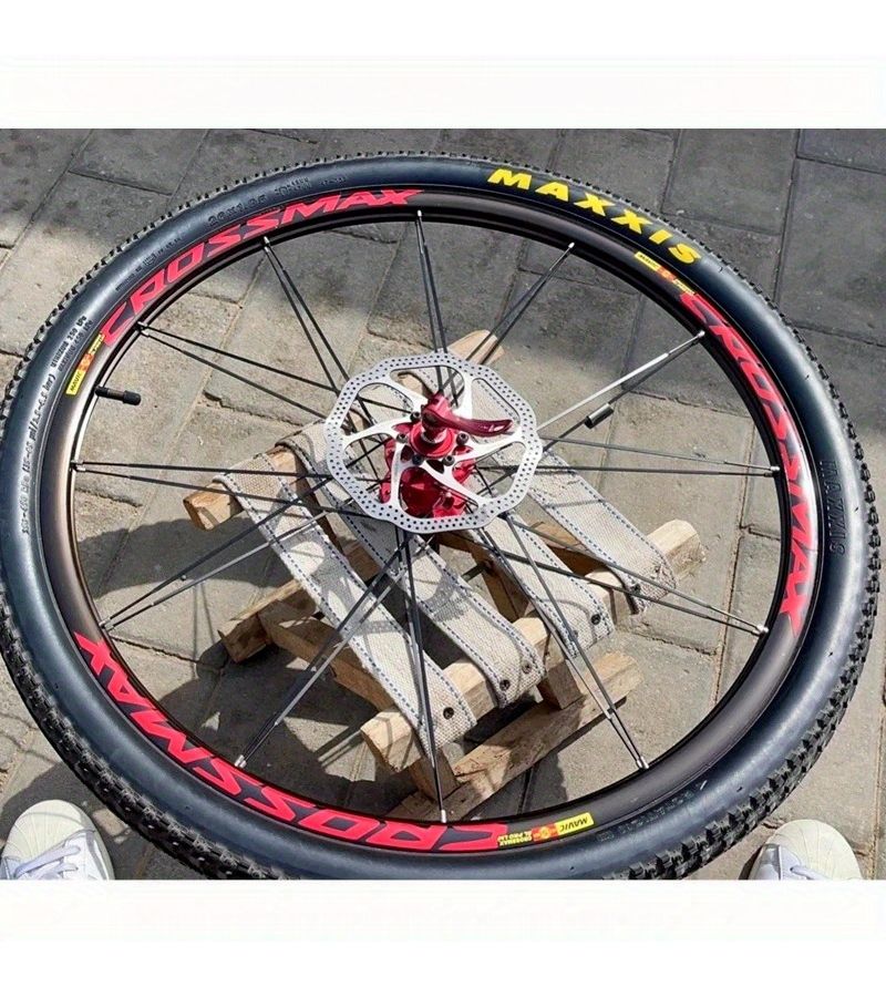 ملصقات عجلات MAVIC Crossmax Sl Pro MTB الصفراء - مجموعة مكونة من 15 قطعة بعرض 17 ملم - Image 4