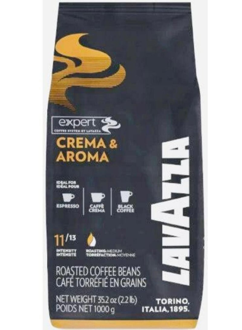 Lavazza Expert Crema and Aroma Roasted Coffee Beans 1kg - Image 3