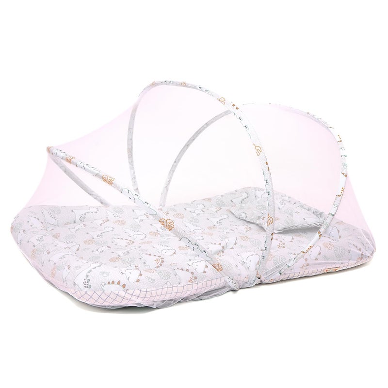 TIDY SLEEP Mattress with Mosquito Net, Mosquito Protection Mattress, Size: 90cm x 65cm x 10cm Dino - Image 5