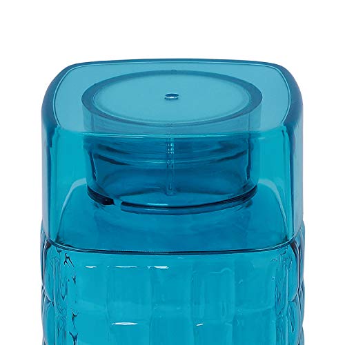 SCL Steelo Steelo Garnet Pet Water Bottle 1000 ml, Set of 4, Turkish Blue - Image 3