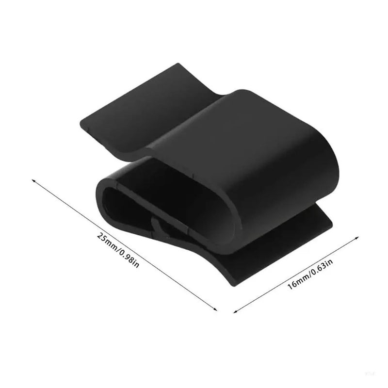 Versatile Trailer Wire Clips 200Pcs Solar Cable Clip Photovoltaic Harness Panels Black Outdoor Frame Management Module Clamps - Image 4