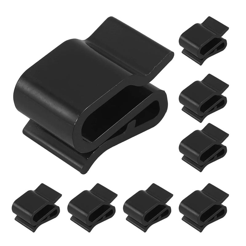 Versatile Trailer Wire Clips 200Pcs Solar Cable Clip Photovoltaic Harness Panels Black Outdoor Frame Management Module Clamps - Image 1