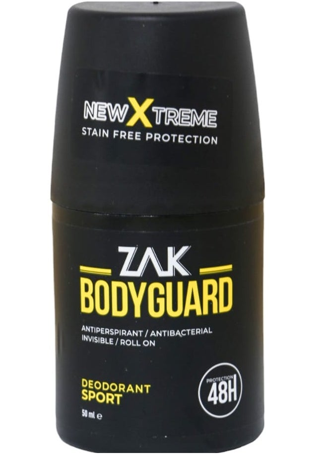 ZAK - Zak Bodyguard Deodorant Roll On Sport 48H - 50 Ml - Image 1