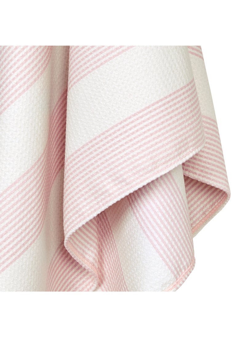 Dock & Bay Dock & Bay Bath Towel, Waffle Fabric Shower Towel for Home, Quick Dry, Super Absorbent, 100% recycled, Extra Large (180 x 90 cm)  - Primrose Pink  - Image 5
