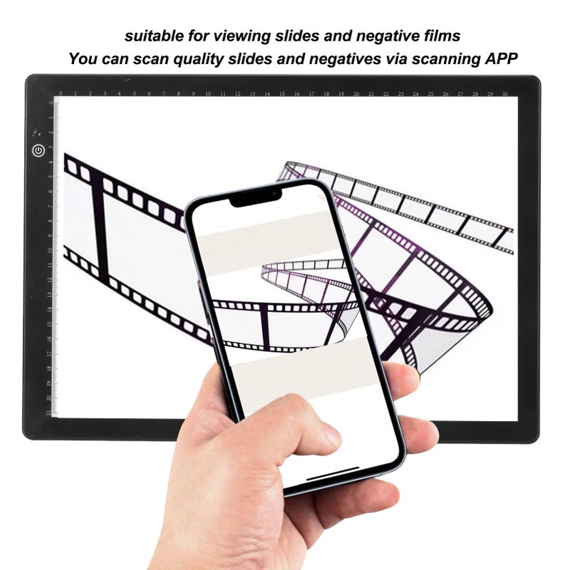 Ultra Slim Slide Viewer Light Box With 3 Brightness Levels USB Powered Film Scanner - Image 5