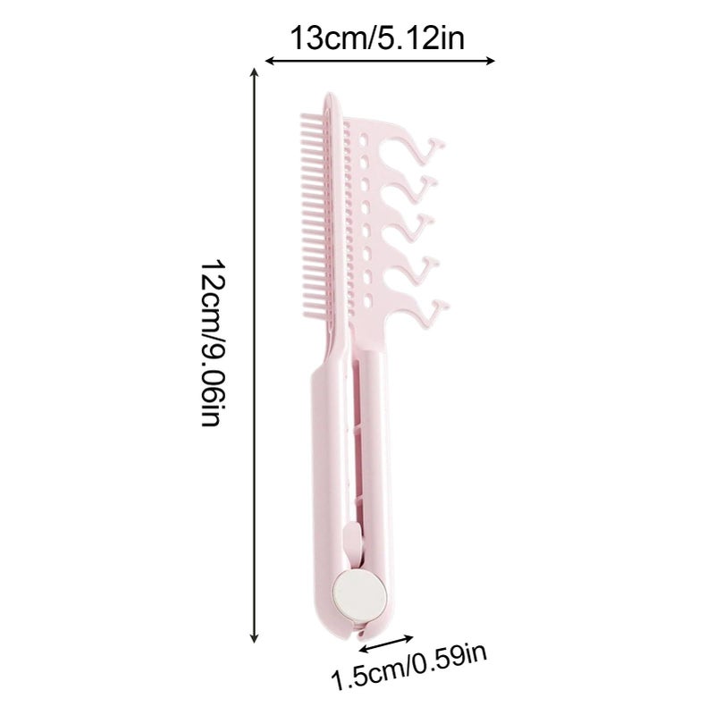 White Defining Comb Styling Pick For Shaping Fine Tooth Array Ergonomic Grip Architecture Polished Geometric Tines Barbershop Fades Stage Prep Home Use Travel Grooming - Image 3