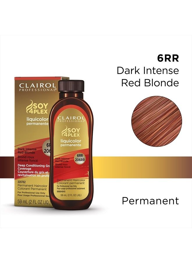 CLAIROL PROFESSIONAL Permanent Liquicolor for Blonde Hair Color, 6rr Dark Int Red Blonde, 2 oz - Image 2