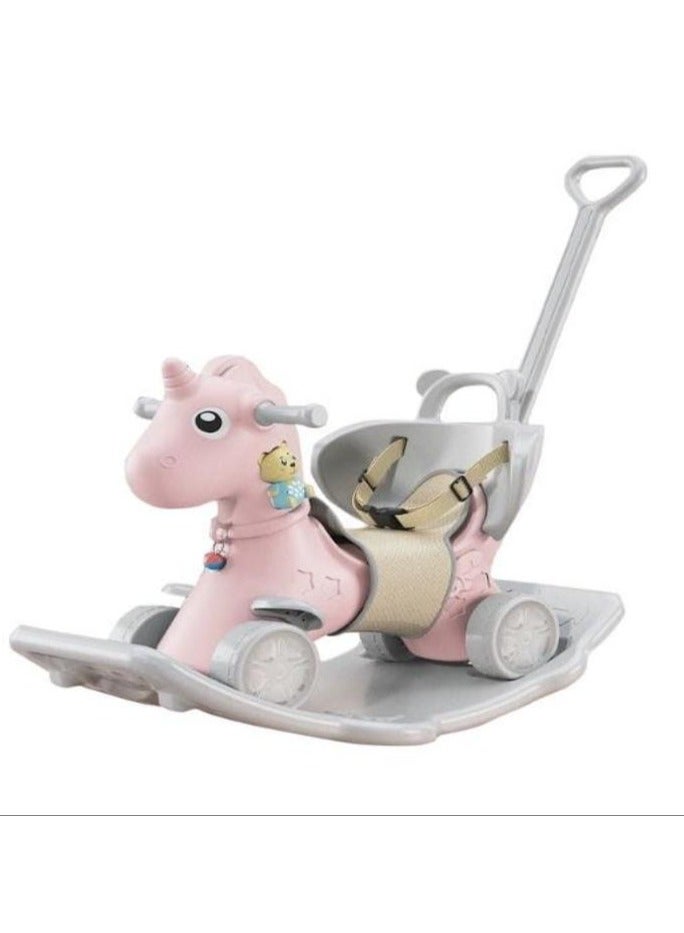 2 in 1 Rocking Horse Ride-On Toy for Toddlers Indoor Outdoor, Removable Rocking Horse Ride-on Toy for Toddlers Rocking Horse for Toddlers  - Image 1