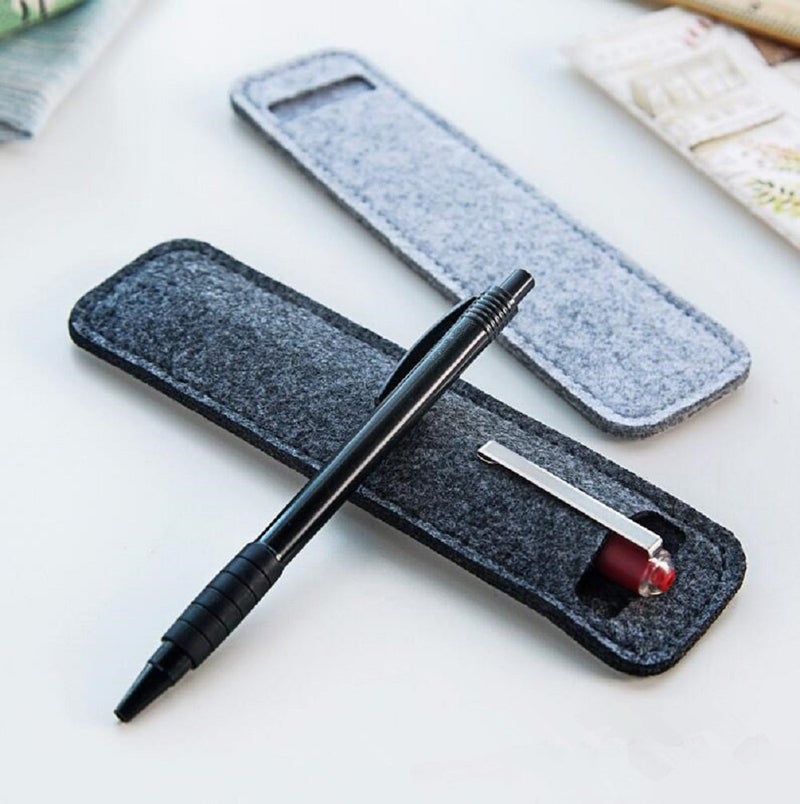Funny live Mini Felt Pen Bag Delicate Pen Case for Students and Business Used for Gifts Pen Packing,Set of 2 - Image 3