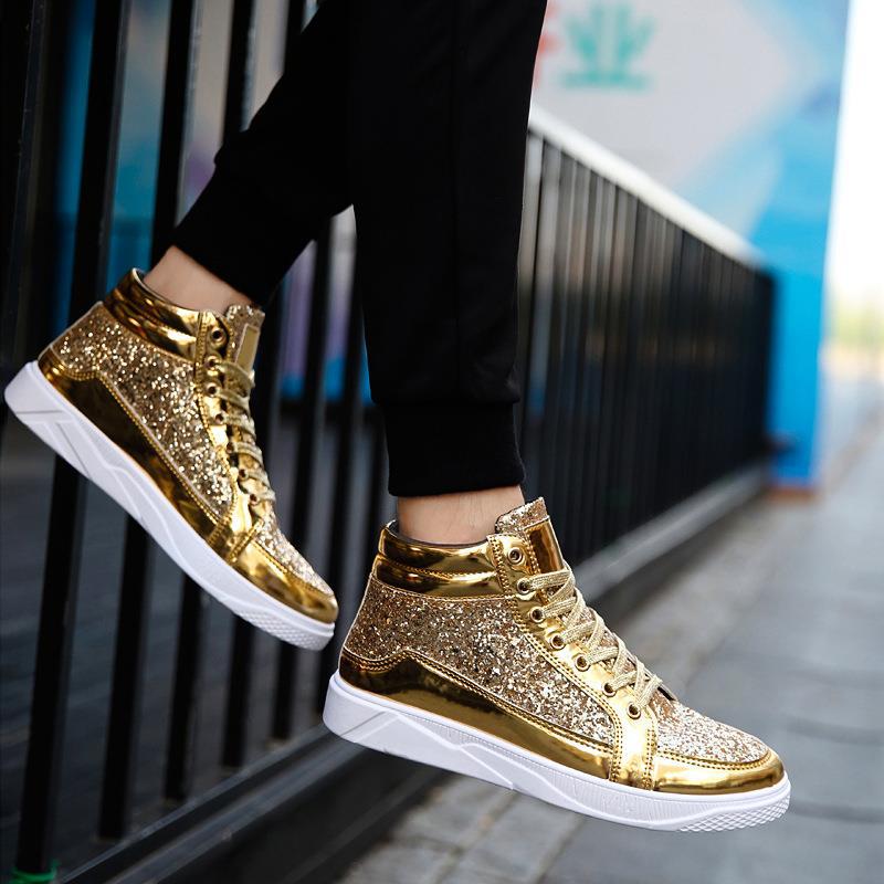 Autumn Men'S Shoes Student'S All-Match High-Top Shoes Skate Shoes Men'S Personalized Casual Korean Fashionable High Waist Autumn Shoes For Boys - Image 5