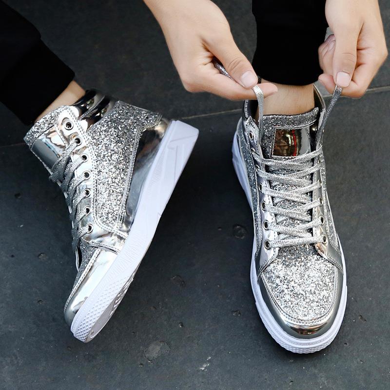 Autumn Men'S Shoes Student'S All-Match High-Top Shoes Skate Shoes Men'S Personalized Casual Korean Fashionable High Waist Autumn Shoes For Boys - Image 3