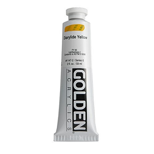 Golden Heavy Body Acrylic Paints 59ML Yellow (Dairylide Yellow) - Image 1