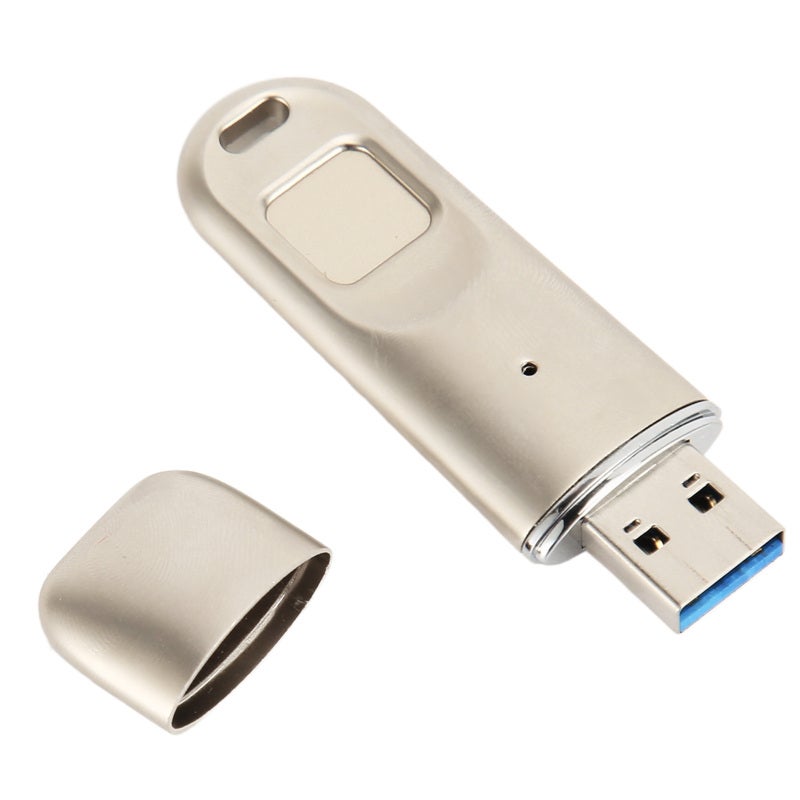 وحدة ذاكرة علبة USB مشفرة بصمة الإصبع USB3.0 - تشفير بيانات آمن، قسم مجاني، واجهة عالية السرعة لحماية البيانات الشخصية وتخزين الملفات الأعمالية - Image 1