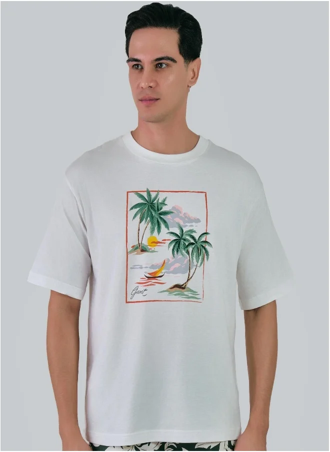 GANT Hawaiian Printed T-Shirt