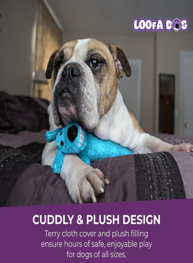 Multipet Loofa Dog Plush Toy w/ Birthday Hat - Squeaky Dog Toy for Dogs - Soft Plush - Stuffed Animal Dog Toys for Playing (1 Count, 12”, Random Color Surprise) - Image 5