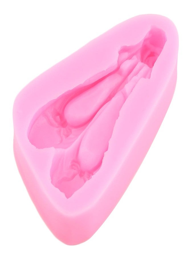 Mujiang Ballet Dancer Shoes Silicone Mold Bow Fondant Mold For Sugar Cake Decorating Cupcake Topper Candy Chocolate Gum Paste Polymer Clay Set Of 4 - Image 4