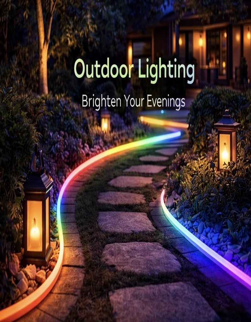 5M RGB LED Neon Light Strip with Remote Control – Flexible Decorative Lighting for Gaming Room, TV Backlight, Bedroom, Outdoor G - Image 4