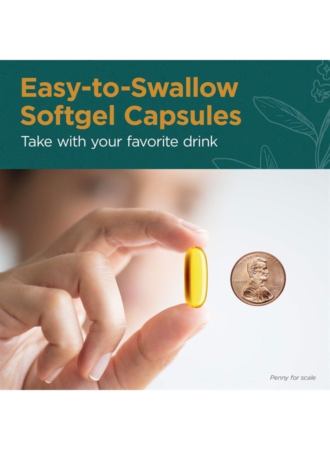 Wiley's Finest CatchFree Omega - Vegan, Non-GMO Fish Oil Alternative - Full Spectrum Omega-3 Liquid Supplement with Organic Plant-Based Algae Oil - 60 Softgels (60 Servings) - Image 4